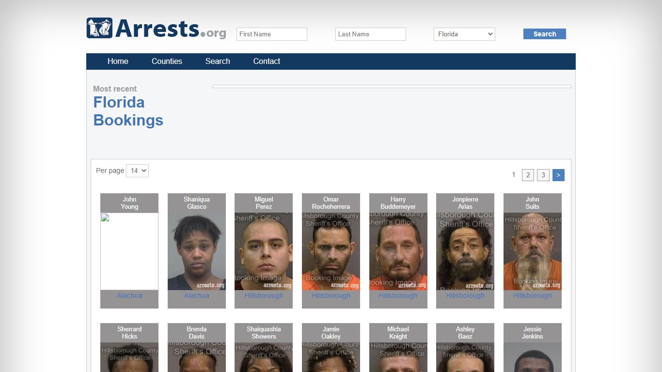 Florida Arrests and Inmate Search